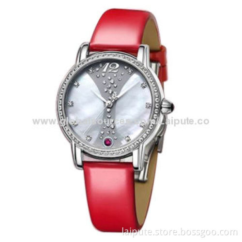 Luxury Women's Silver Japan Movt, Stainless Steel Jewelry Watch